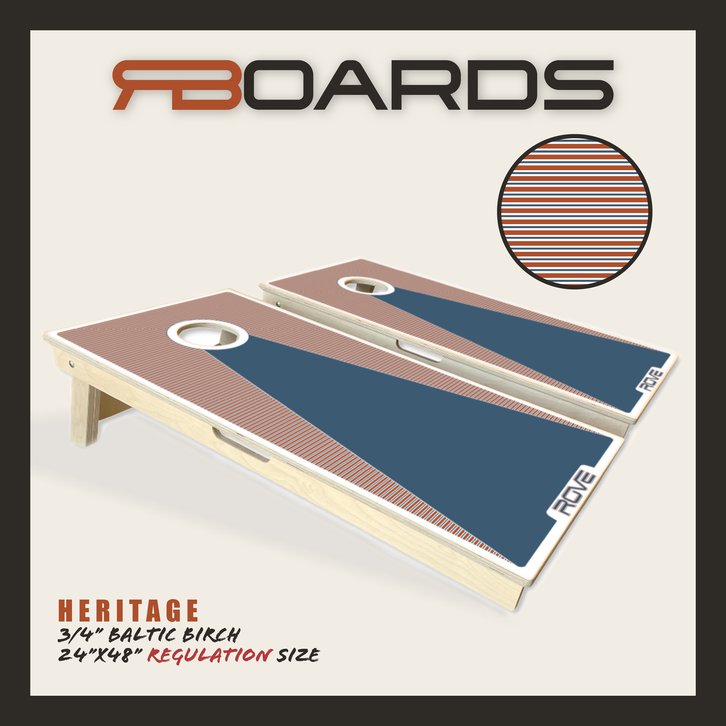 The Heritage Board | Regulation Size