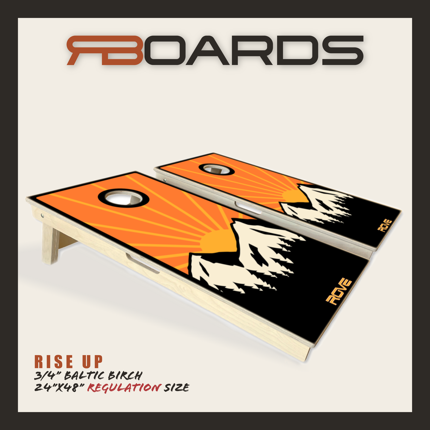 The Rise Up Board | Regulation Size
