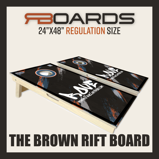 The Brown Rift Board | Regulation Size
