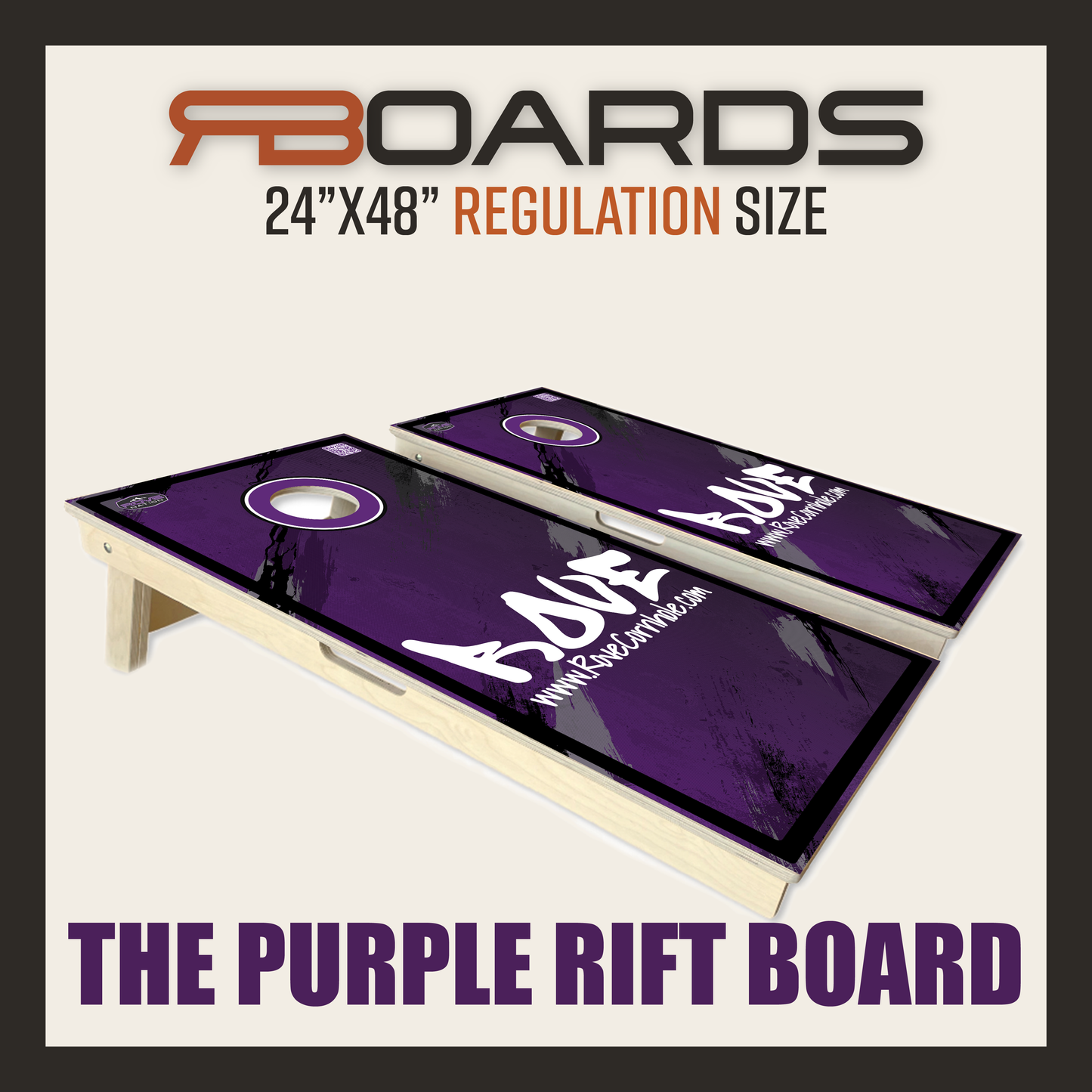The Purple Rift Board | Regulation Size